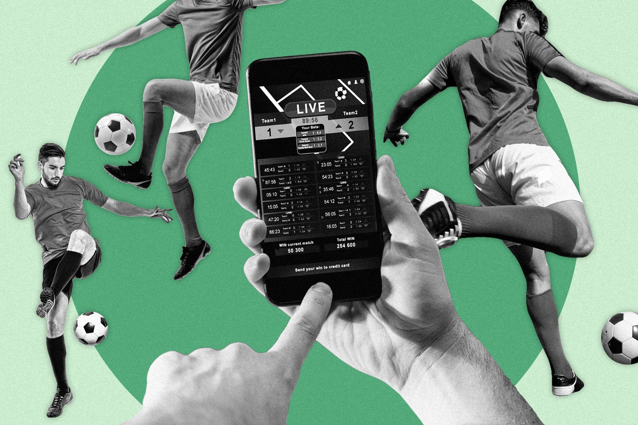 Apostas esportivas em futebol e outros esportes
